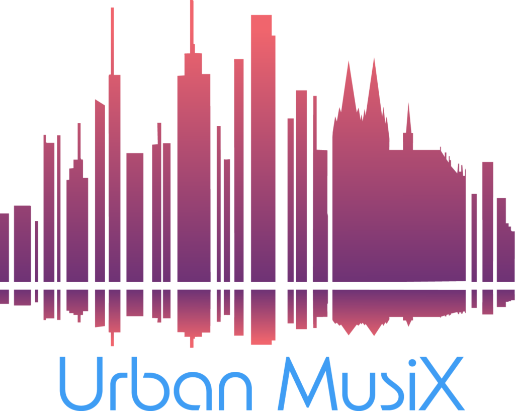Urban Musix Logo mit stilisierter Audio-Wellenform